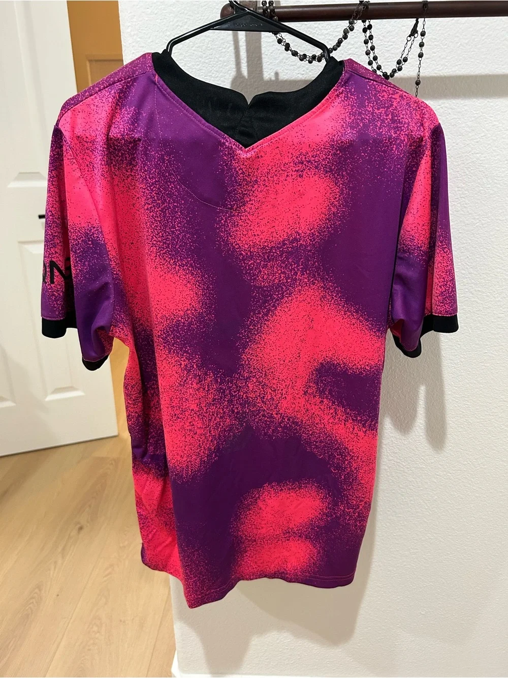 Nike Jordan x Paris Saint-Germain Pink & Purple Soccer Jersey
